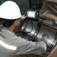 Realização de Ensaios Não Destrutivos - ENDs